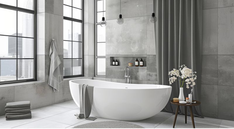 Custom Bathtub Fit in Modern Bathroom